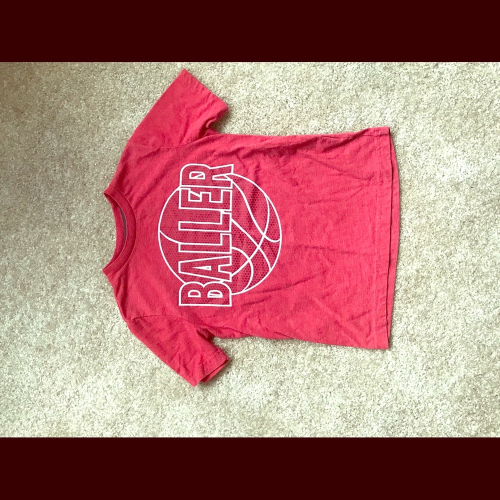 Red “Baller” Tee